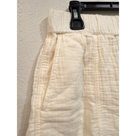 MADEWELL Women's Ivory  Lightspun Easy Pull-On Short Medium NA187 - Picture 3 of 7